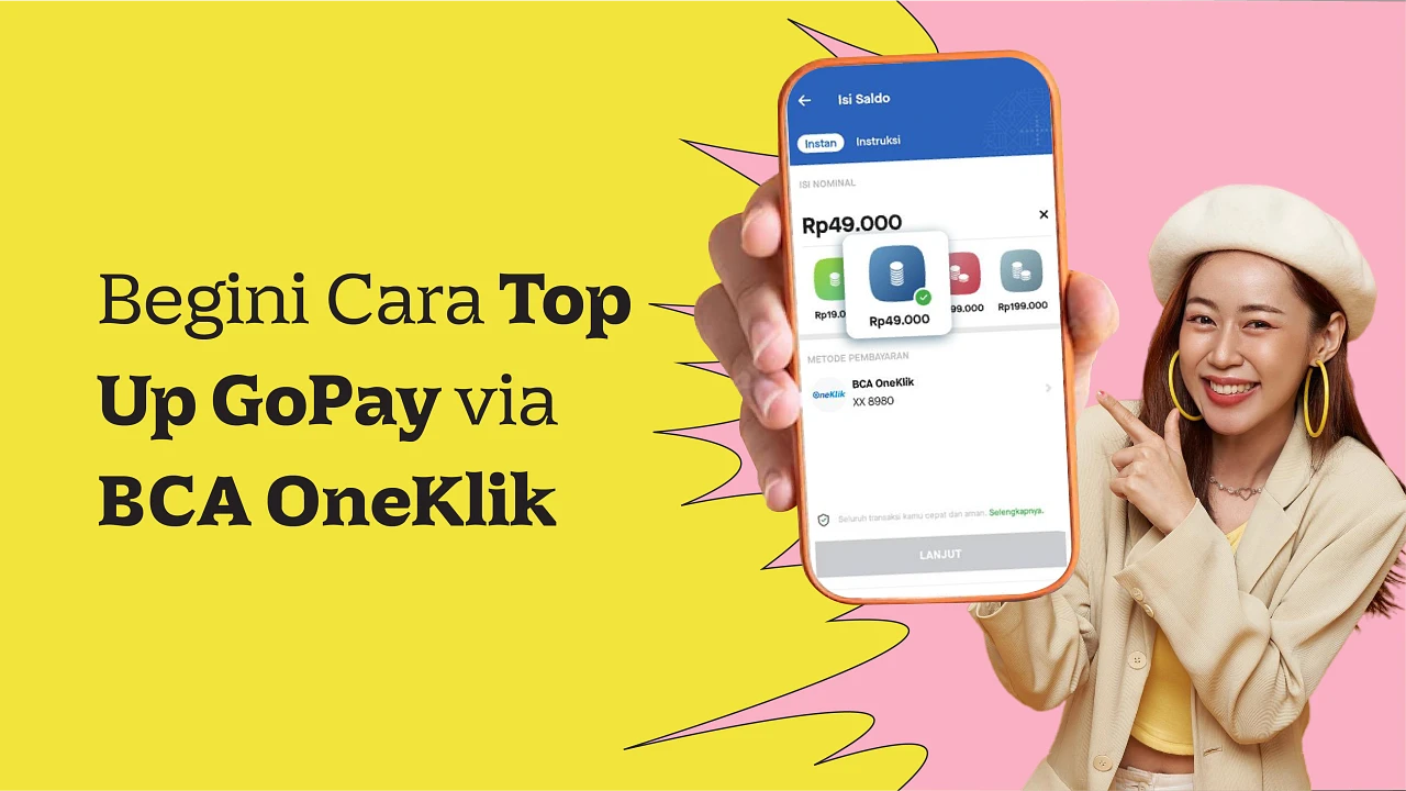 GoPay BCA top up process mobile screen