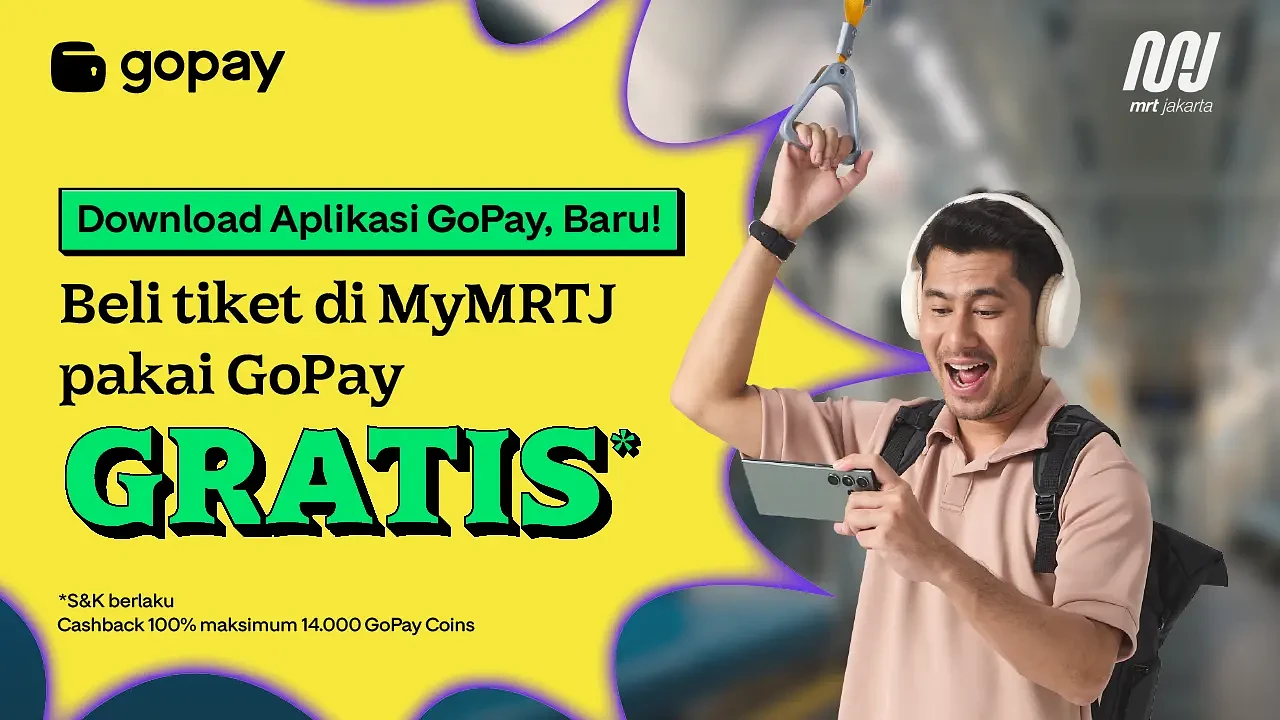 GoPay: Panduan Lengkap Bayar MRT, KRL, dan Transportasi Umum Lainnya dengan Mudah! 1 Promo GoPay MRT