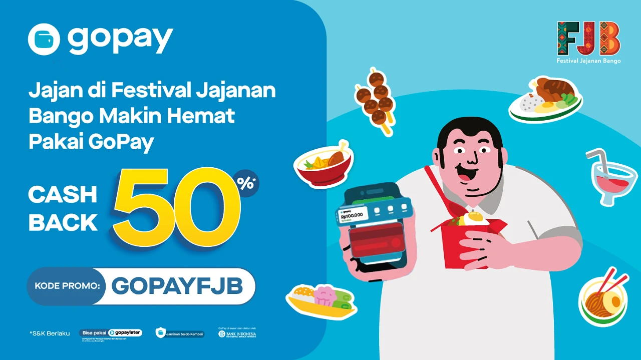Festival Jajanan Bango: Cashback 50% buat Jajan Lebih Hemat