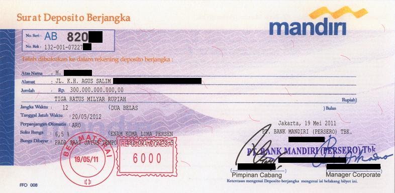 Sertifikat Deposito