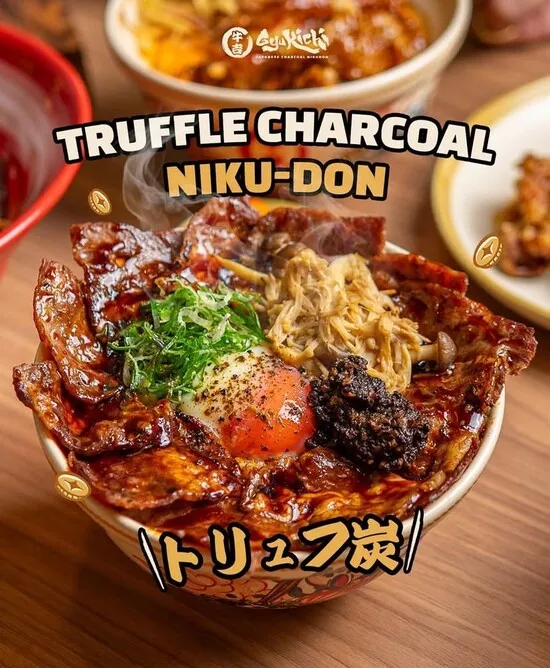Truffle Charcoal Niku-Don Menu Gyukichi Blok M Blog GoPay