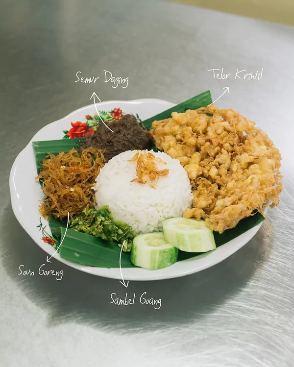 Nasi Rames Semur Menu Rumah Makan Lokiin Blog GoPay