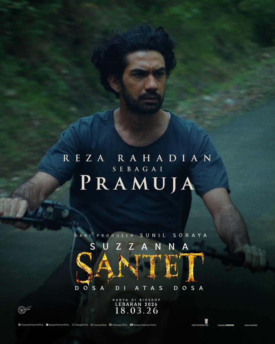 Kolaborasi antara Luna Maya, Reza Rahadian, dan Clift Sangra