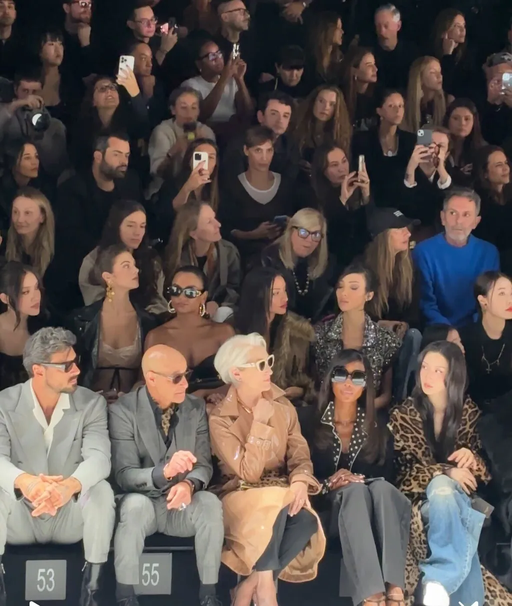 Pengambilan adegan di Milan Fashion Week