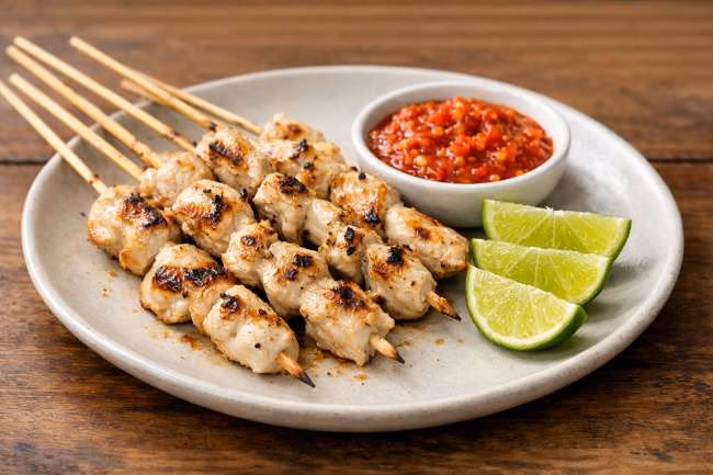 ilustrasi gambar sate taichan 234 senopati kuliner senopati blog gopay
